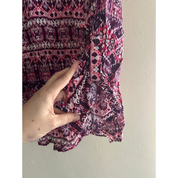 Laura Scott Women’s Boho Top front tie XL - Picture 3 of 7